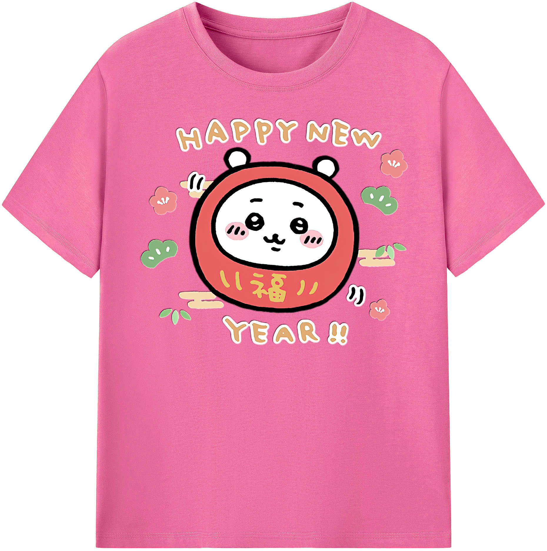 （画像用） ちいかわ ちいかわ Chii-kawa chiikawa レディースカジュアルプリントTシャツ（綿100％）